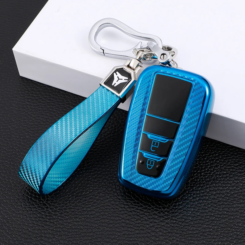 TPU Car Remote Key Case Cover Shell Fob For Toyota Corolla Prius Camry - View #4