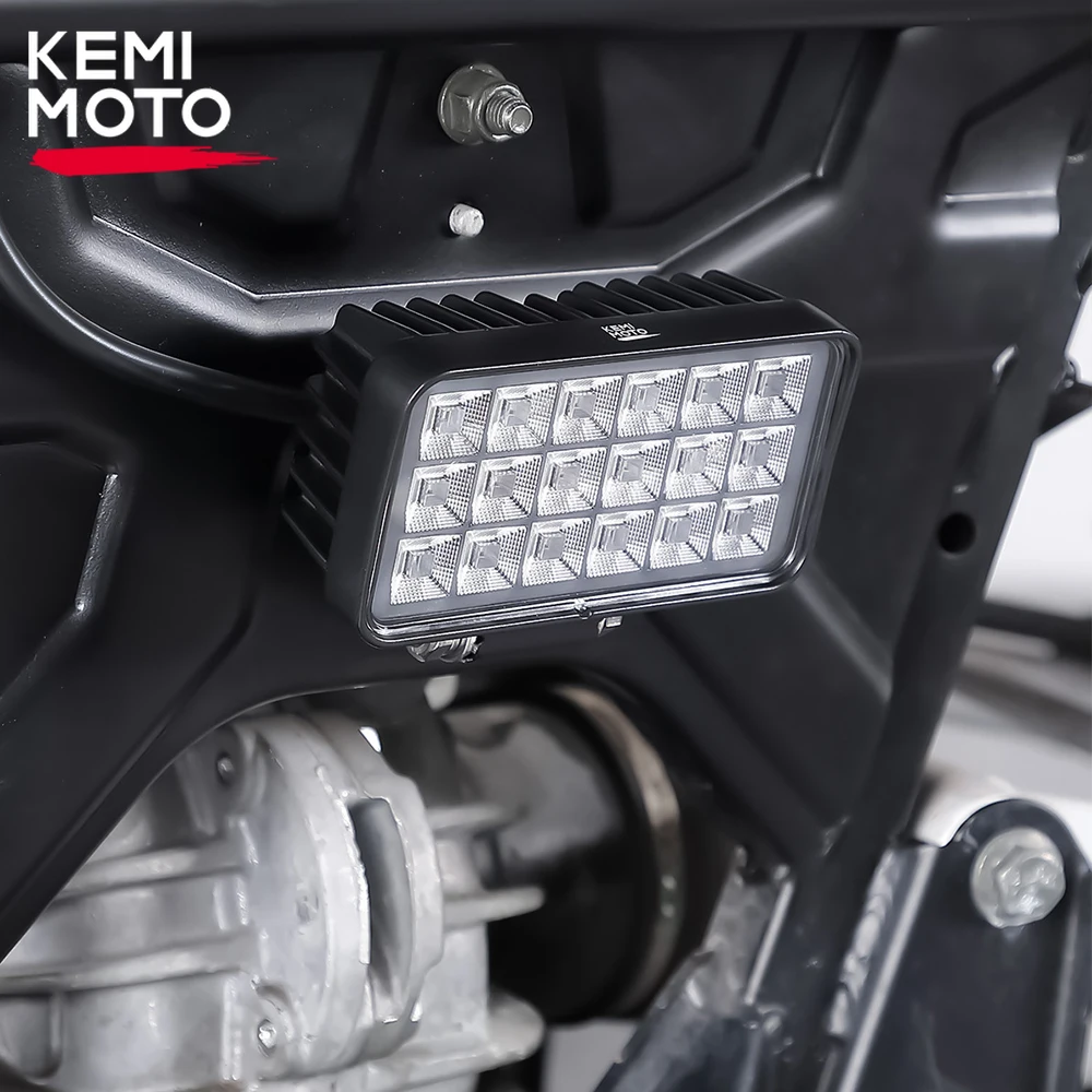 KEMIMOTO 36W Reverse Rear LED Light Kit Compatible with Polaris Ranger 1000 XP/ 1000 XP Crew 2018-2024 Backup Light with Switch backup