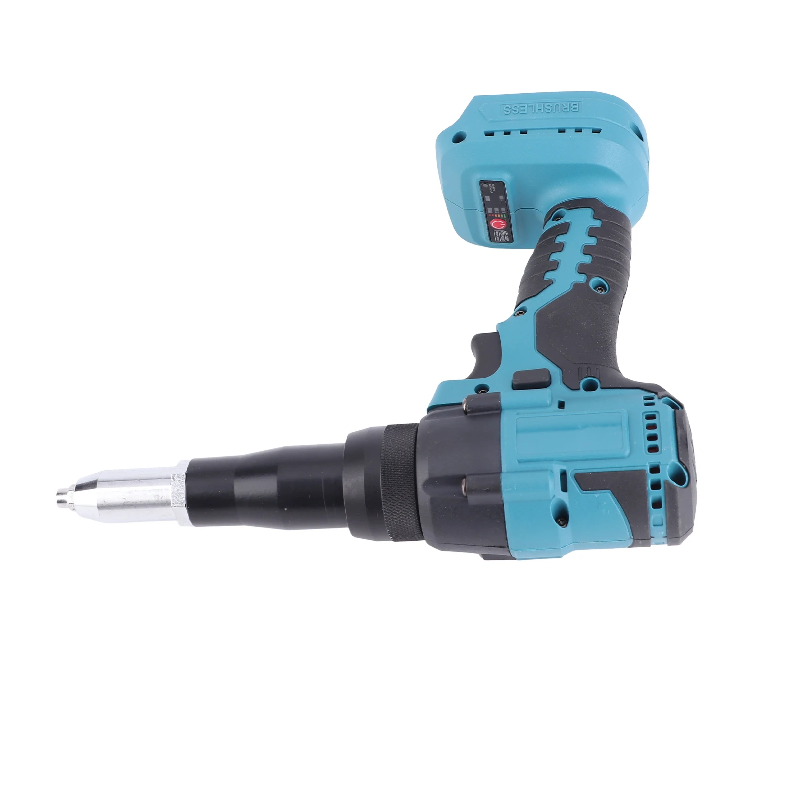 18V Blue Cordless Brushless Electric Rivet Gun LED Automatic Rivet Nut Hand Tool for BL1815 Battery 3.2‑4.8mm