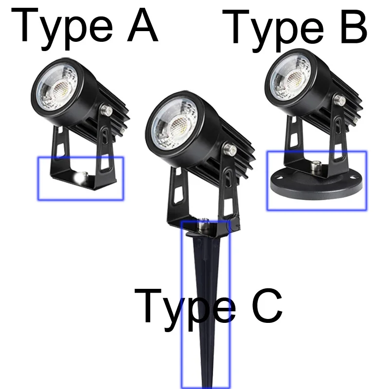 Lawn Lamp Garden Lighting for Outdoor IP65 LED COB Garden Lawn Light 3W 5W Landscape Lamp Waterproof DC12V Path Bulb Warm White Green Spot Lights AC85-265V