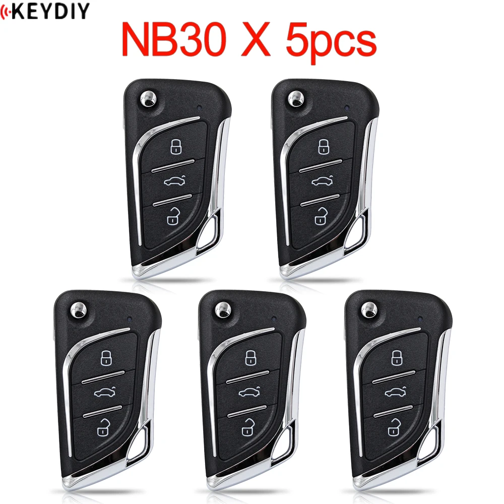 Multi-functional Universal Remote Key for KD900 KD-X2 KD-MAX NB-Series 5PCS