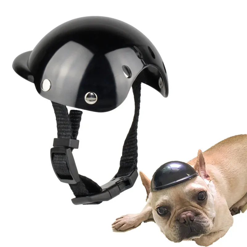 

Motorcycle Small Helmet PeHat Dog Helmet Motorcycle ABS Cap For Small Medium Dogs Cats French Bulldog Summer Accessories Birthda
