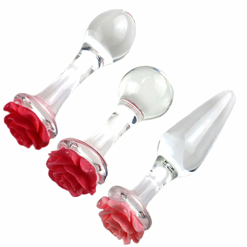 Glass Anal Bead Butt Plug For Erotic Play And Sensual Massage_voghion.com