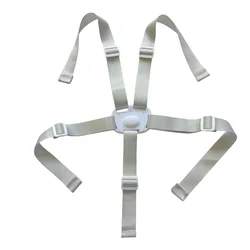 Universal 5-Point Harness Safety Belt for Children's Seating and Mobility (Gray)