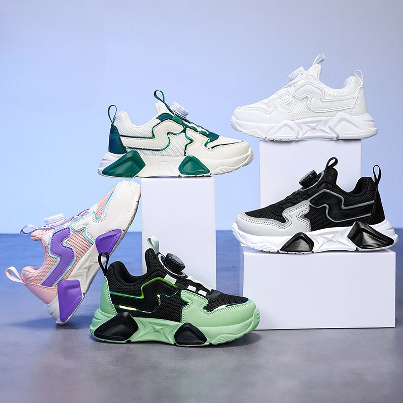 

Children's Shoes,Spring Boys' Sports Shoes, Mesh CasualChildren's ShoesNon-slip, Anti-kick, Toe-cap, Fashionable Running Shoes,
