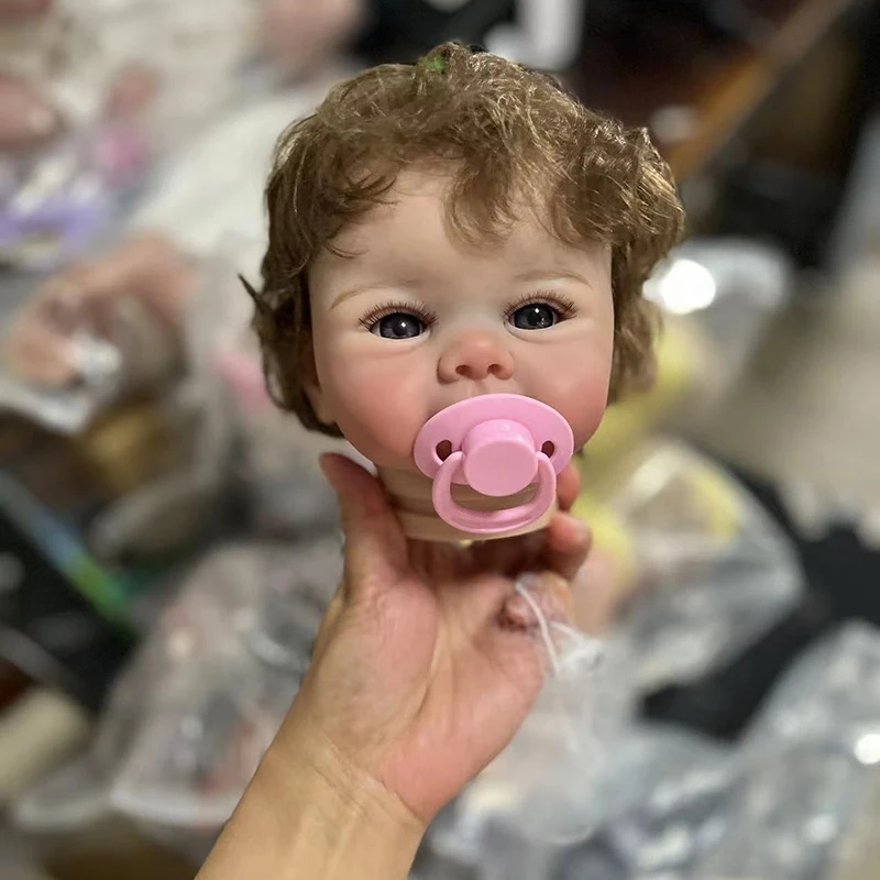 

19inches Already Painted Reborn Doll Kits Juliette with Many Details Veins Unassembled Doll Parts with Cloth Body and Eyes