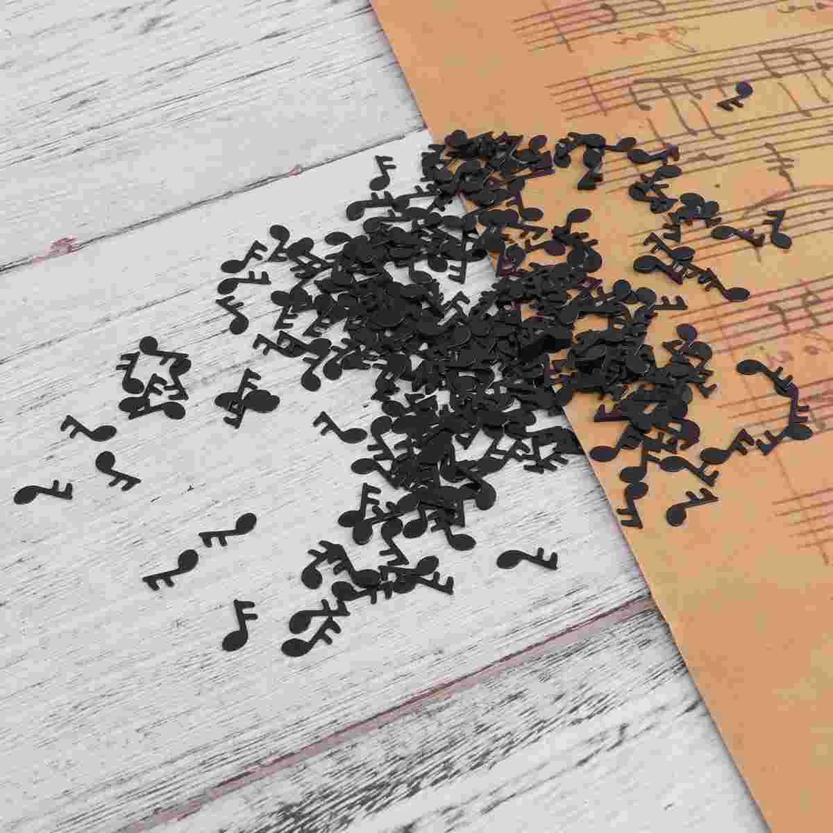 

Party Music Musical Decoration Scatter Table Wedding Note Metallic Foil Sequins Notes Cutout Cutouts Bridal Shower