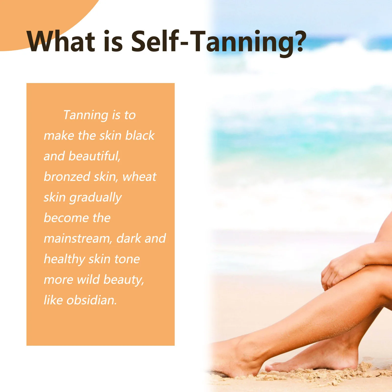EELHOE Outdoor Tanning Cream Long Lasting Waterproof Moisturizing Face Care Tanning Accelerator Self-Tanning Cream Without Sun