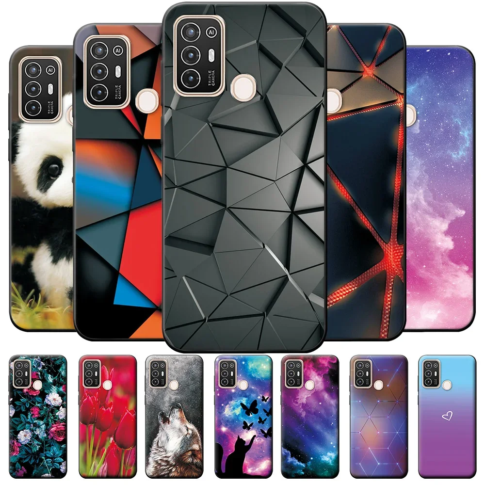 ZXLZKQ per ZTE Blade A52 Cover + Vetro Temperato Pellicola