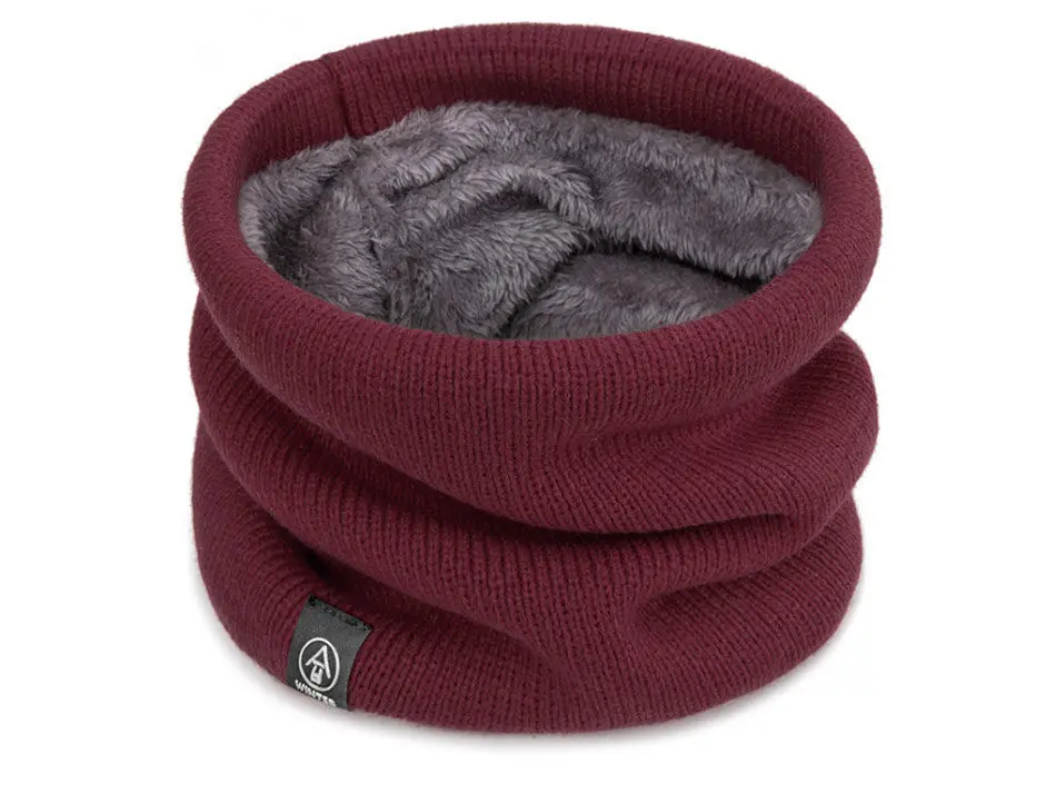 Description Picture 2 of itemFashion Soft Knitted Neck Warmer Sport Scarf Women Men Face Cover Winter Skating Running Warm Scarves Thick Cold-proof Collar