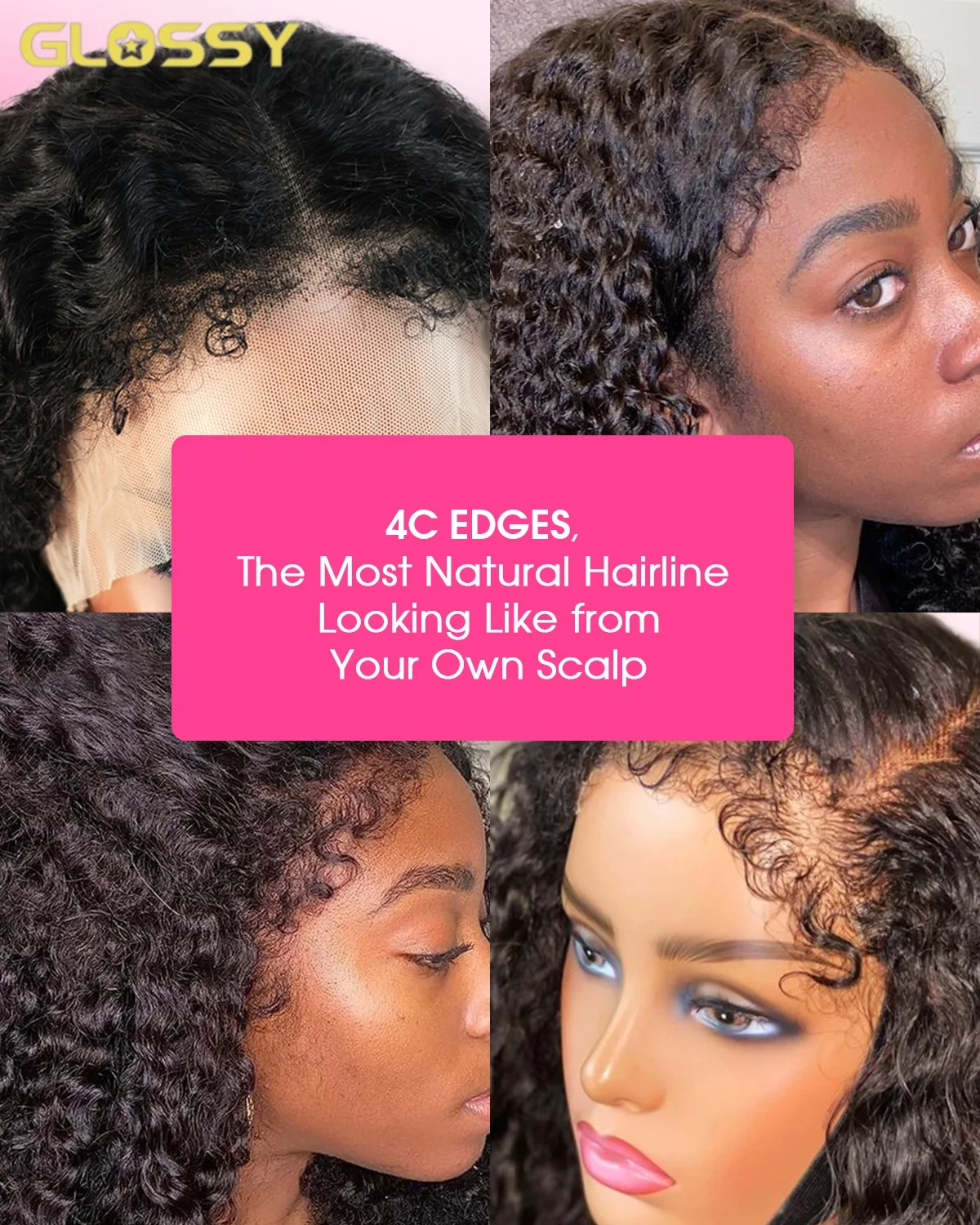 13x6 Hd 250 Density Afro Kinky Curly Wig 100% Human Hair 13x4 4c Edges Frontal Deep Wave Curly Lace Front Wigs For Women on sale 5