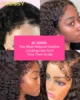 13x6 Hd 250 Density Afro Kinky Curly Wig 100% Human Hair 13x4 4c Edges Frontal Deep Wave Curly Lace Front Wigs For Women on sale 5