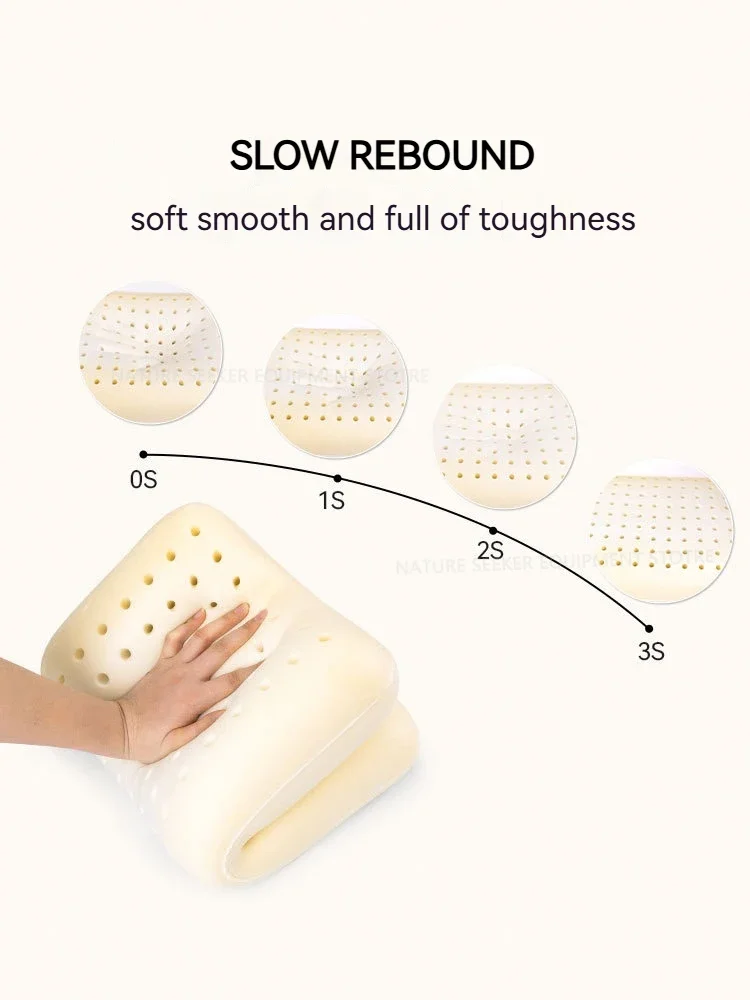 Memory Foam Pillow Camping Pillow Breathable For Camping Travel Cervical Health