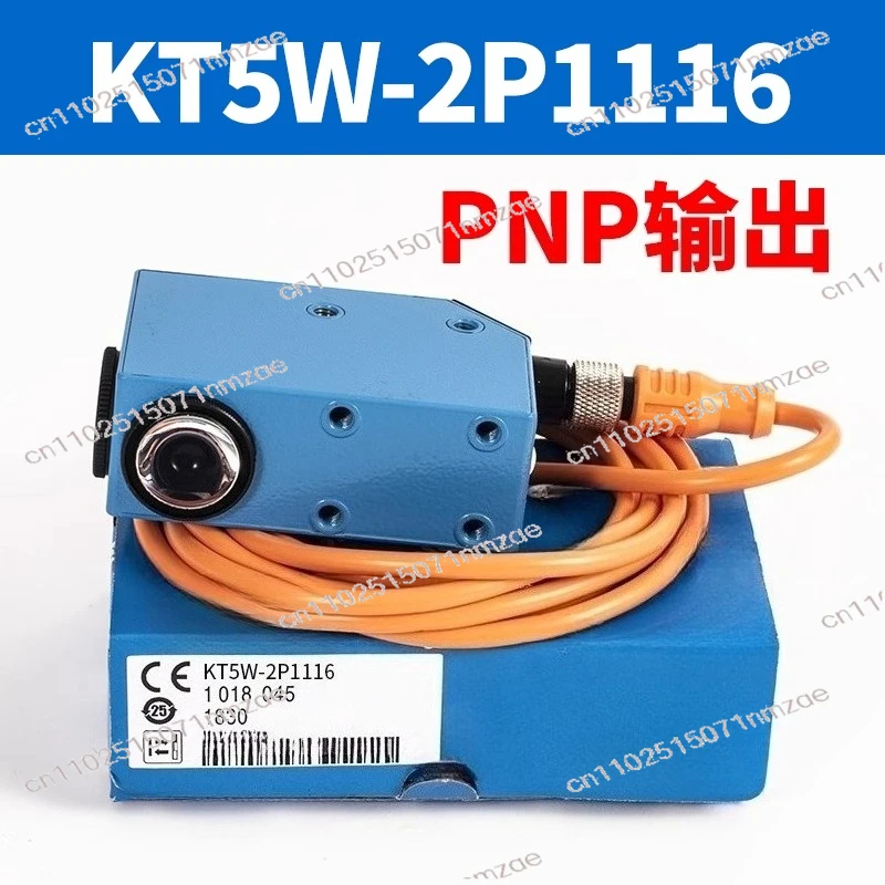 KT5W-2N1116 KT5W-2P1116 포토셀 컬러 마크 센서 RGB LED 10mm IP67 NPN PNP 포장 인쇄 라벨링용