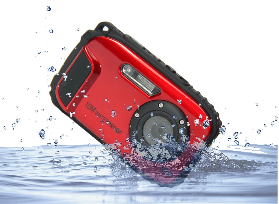 16MP HD 2.7-Inch Display Action Camera Digital Camera 10 Meters Water Resistance Winait Waterproof Digital Camera With TF