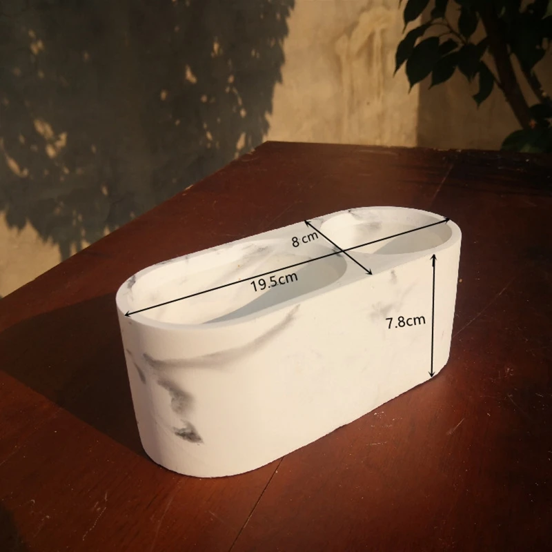 Silicone Mold Flower Pot Mould DIY Handmade Craft Epoxy Resin Flowerpot Mold