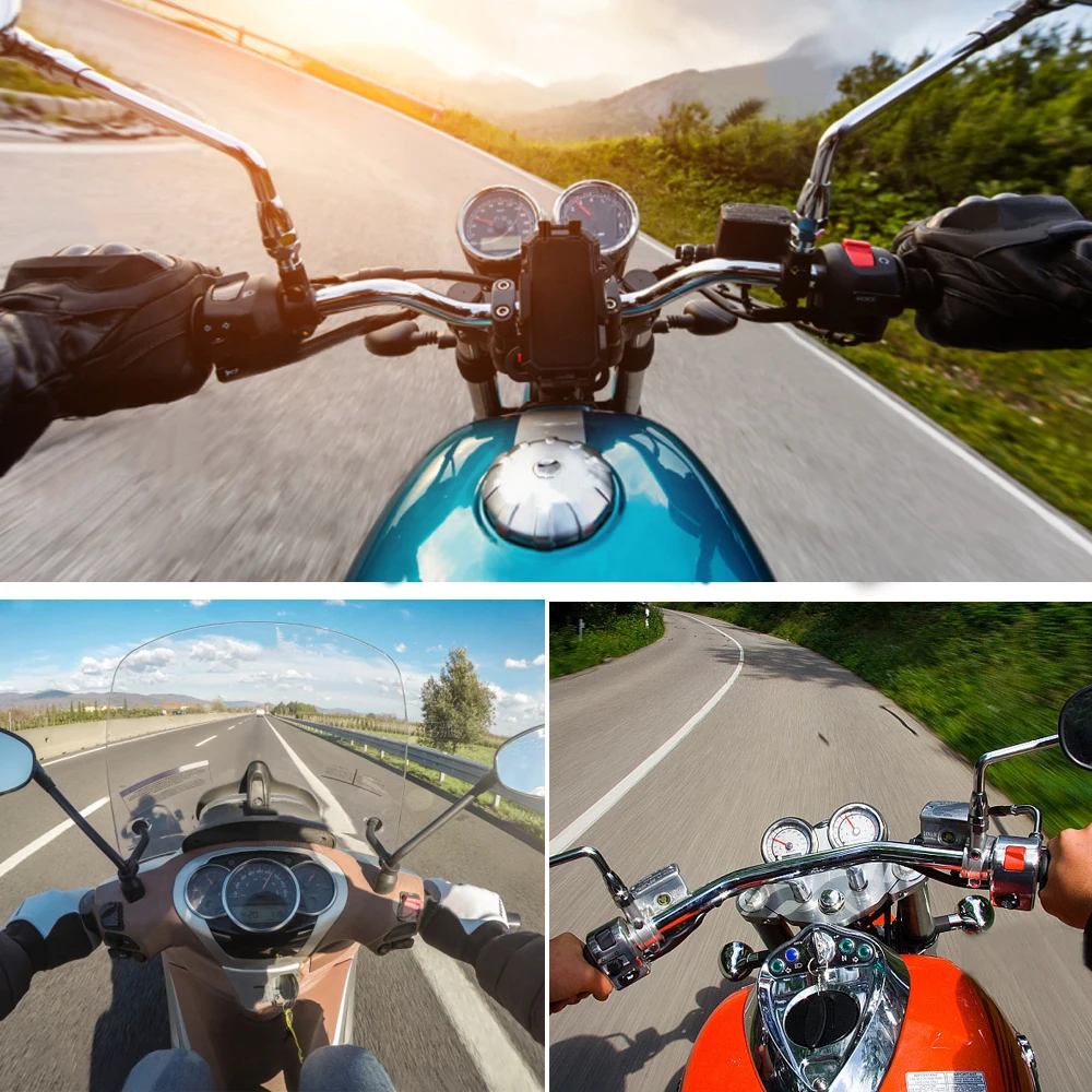 Support menton moto GoPro Hero 11 10 9 8 7 6 - DuoDton