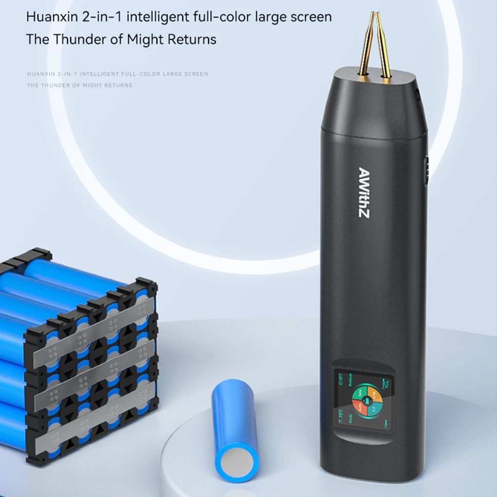 Big Color Screen 90 Gears Upgraded H2 Spot Welder Adjustable Powerful Handheld Digital Spot Welding Machine for 18650 Battery