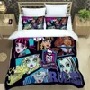 Monster High Cartoon Printed Bedding Sets Exquisite Supplies Set Duvet Cover Bed Comforter Set Bedding Set Luxury Birthday Gift 1