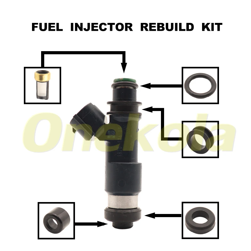 Set 4 Fuel Injector Seal Kit for 02-05 Subaru Impreza 2.0L H4 