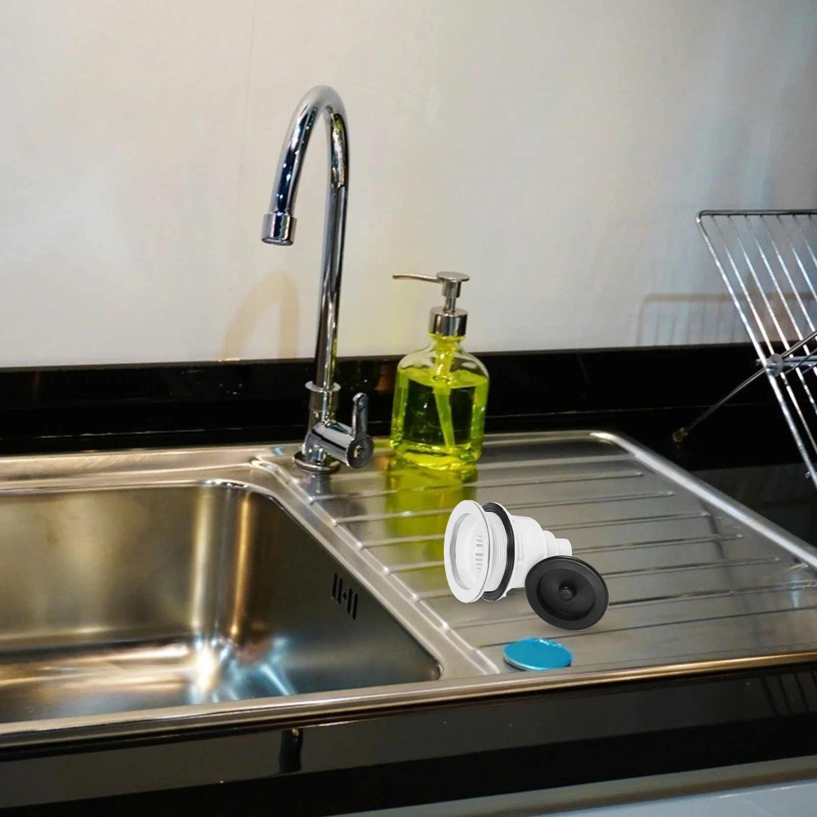 Hair Receiver Shampoo Bed Accessories Bathroom Drain Stopper Stainless Steel Cleaning Bowl Strainer 2
