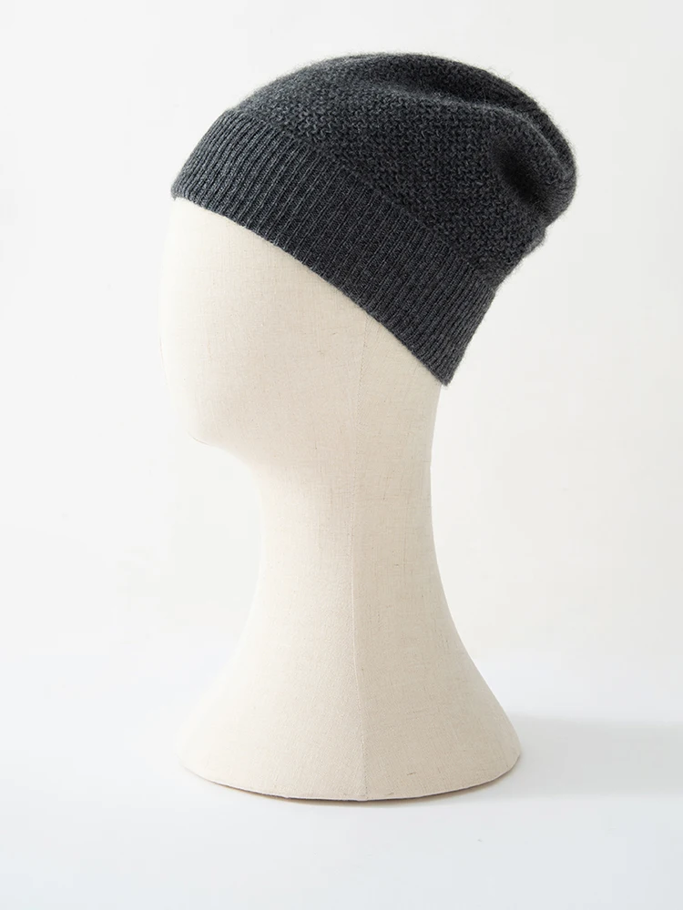 MERRILAMB New Unisex Hat Cashmere Solid Soft Warm Kniited Hats High Quality Men Winter Caps Casual Women\'s Skullies Beanie Cap