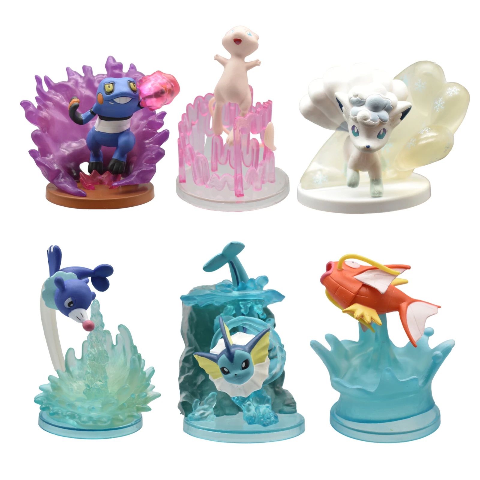 Eevee Family Pokemon Go Anime Toys Pikachu Sylveon Charmander Bulbasaur Ice Vulpix Scene Figure Model Decoration Kids Gift Action Figures Aliexpress