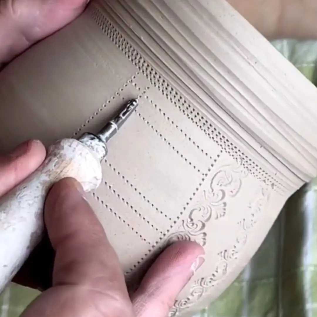 폴리머 클레이 장식용 텍스처 롤러, 조각 도자기 세라믹 클레이 커터, 롤링 아트 취미 용품 