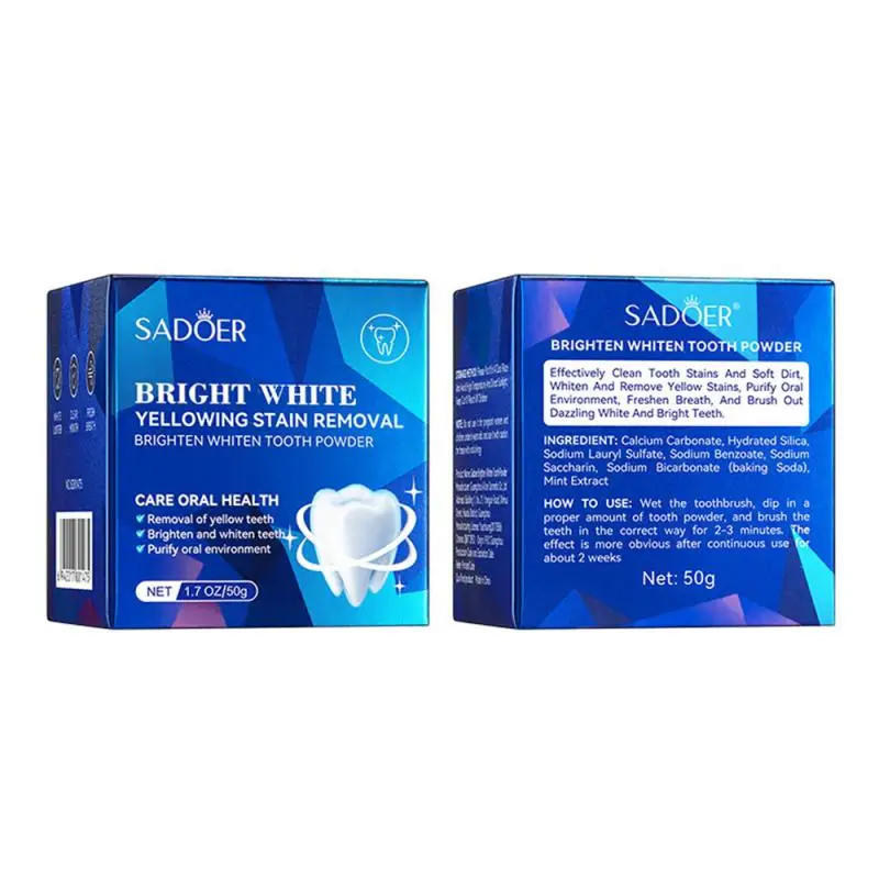 Teeth Whitening Powder tooth cleaning powder oral cavity bright white teeth mild non-irritating oral care 50g