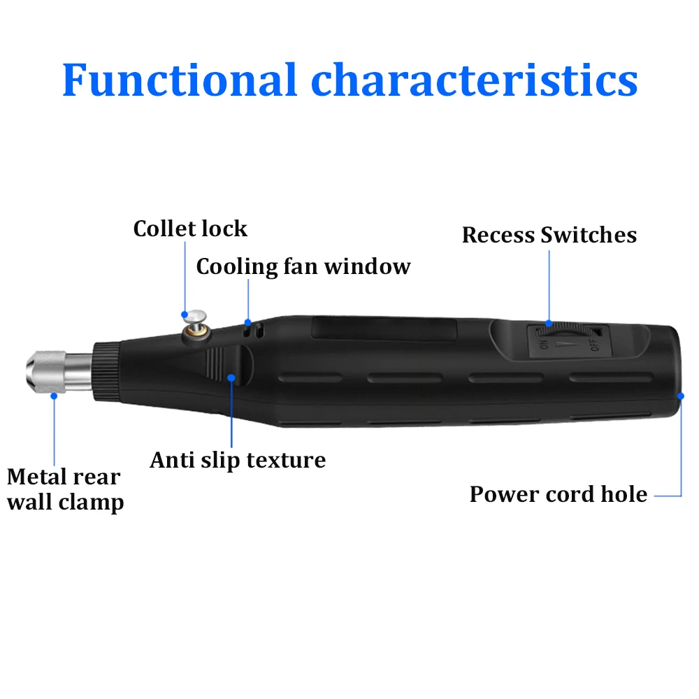 Polishing Jade Carving Electric Grinder Electric Drill Grinder Engraver Pen Grinder Mini Drill Polishing Electric Rotary Tool 6