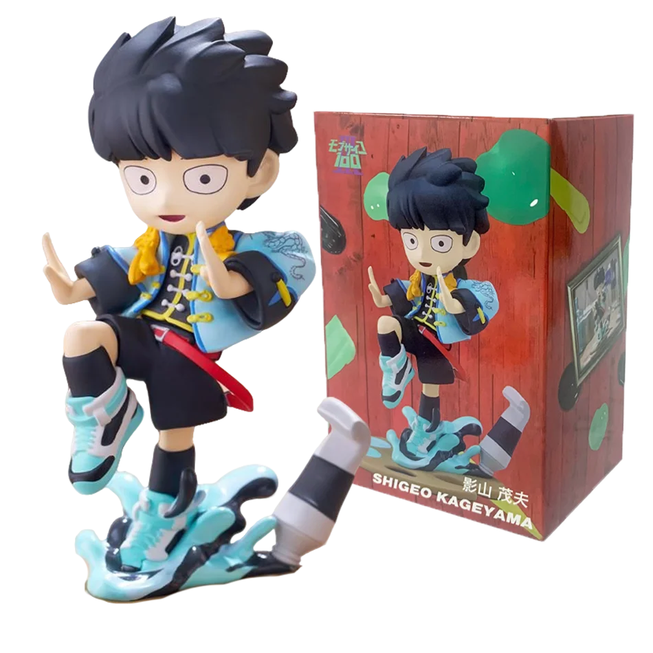 Mob Psycho 100 Anime Reigen Arataka Q Edition Kawaii Sitting Palm Series Collectible Ornament Gift