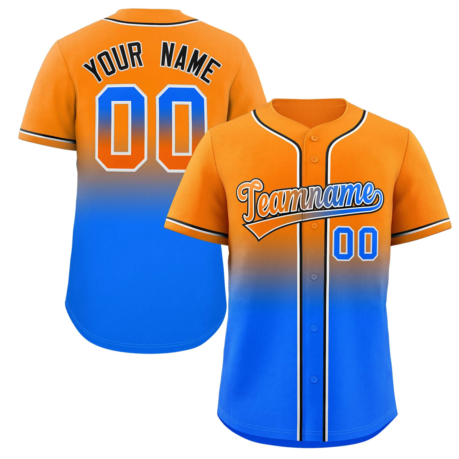 Personalized Custom Baseball Jersey Gradient Color Creative Design Baseball  Shirt Adult/Child Softball Game Training Uniform - AliExpress