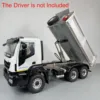 1/14 6x4 Metal RC Hydraulic Dumper Trucks CNC Axles Radio Control Tipper Cars Toys Assembled Painted Model ESC Motor TH23188 2