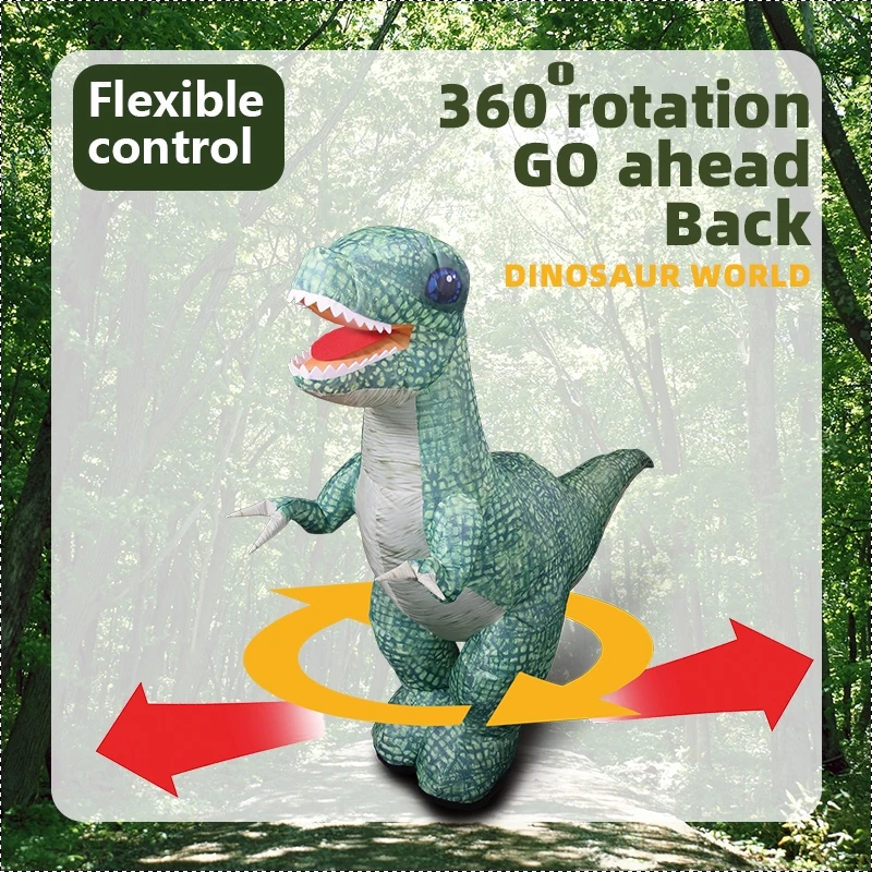 Remote Control Dinosaur Toys Extra large Tyrannosaurus rex Electric Automatic Inflatable Walking Screaming Moving Simulation Toy