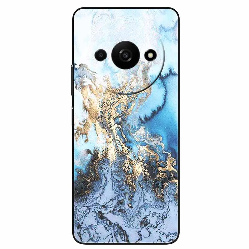 Animal Design Black Silicone Protective Case - Cool Wolf Edition