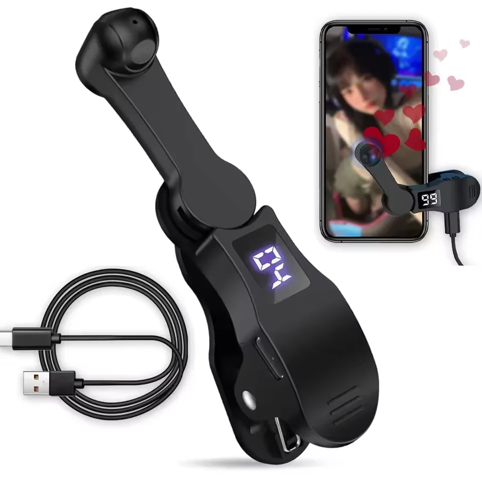 스마트 폰 앱용 자동 화면 리모콘 비디오 라이브 스트리밍 가제트 USB 시뮬레이터 스마트 폰 게임 화면 터치 삼각대 태퍼