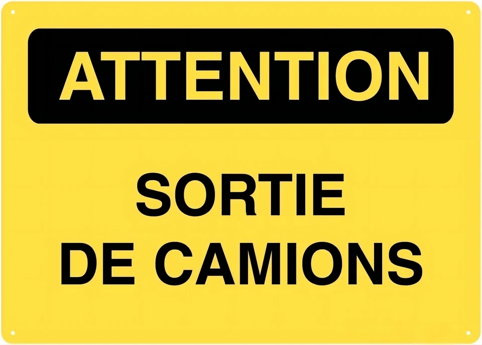 MUYIASER Panneau D'avertissement En Aluminium « Danger