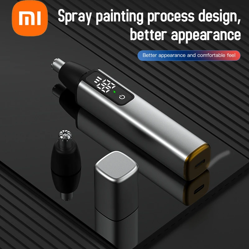 Xiaomi New Rechargeable Electric Ear Nose Hair Trimmer Type-C Fast Charging Portable shaver Hair Clipper Trimmer For Nose hair clipper,hair trimmer