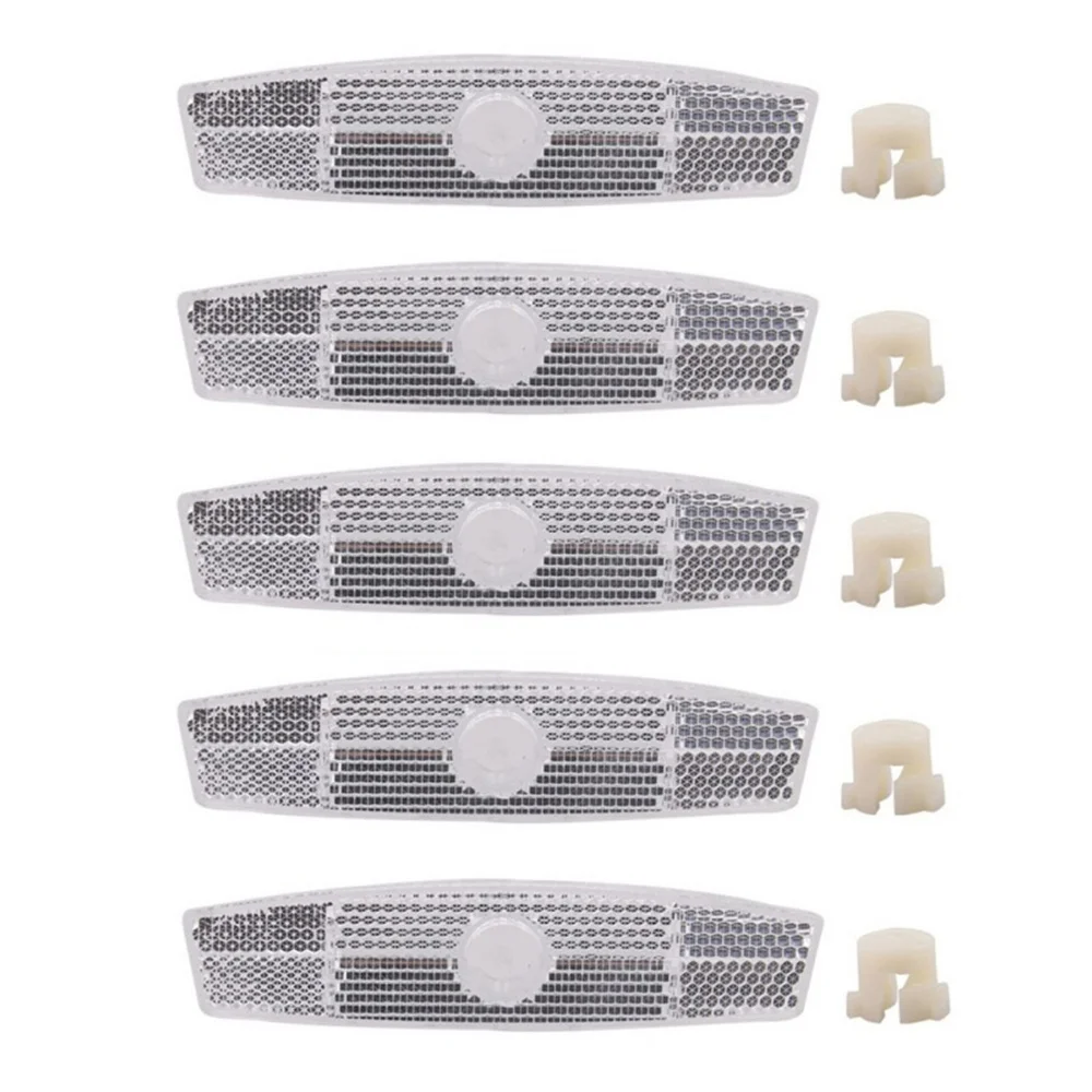 2/4pcs set Bike Bicycle Spoke Reflector Safety Warning Light Cycling Wheel Rim Reflective Lamp Mount Vintage ClipTube Reflector