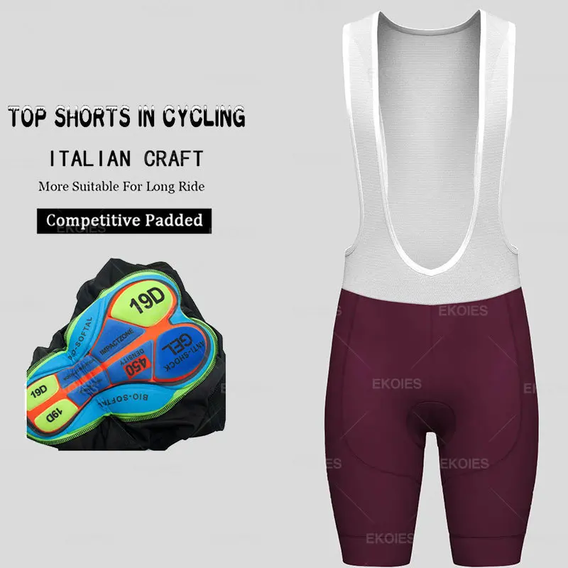Man's Cycling Bib Shorts New Mountain Biking Tights for Man Summer Breathable Quick Dry 19D Gel Padded Triathlon Sports Shorts