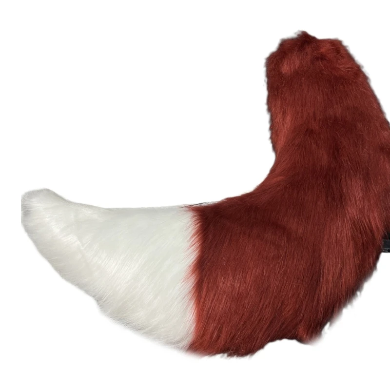 

Wolf Ear Headband Tail Girls Cosplay Accessories Ears Black Fursuit Masquerade Halloween Cosplay Party drop shipping