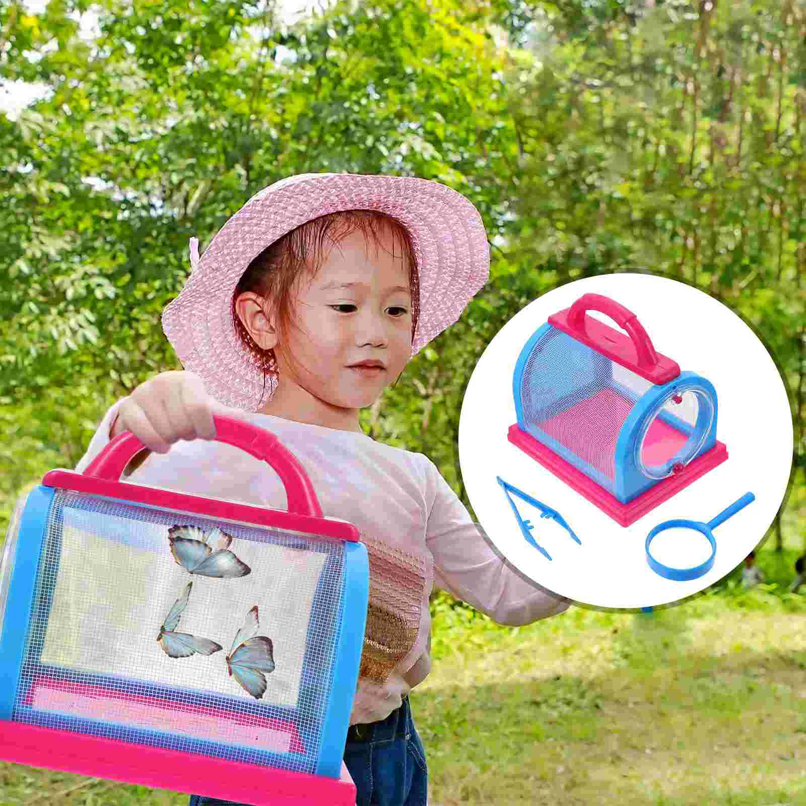 

Breathable Insect Observation Box Child Butterfly Cage Pp Nature Exploration Tool