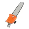 Square Chainsaw Gear Gearbox + Guide Plate + Chain Set for Stihl HT KM 73-130 Series Pole Saw Trimmer Connector Pole Pruning Saw 1