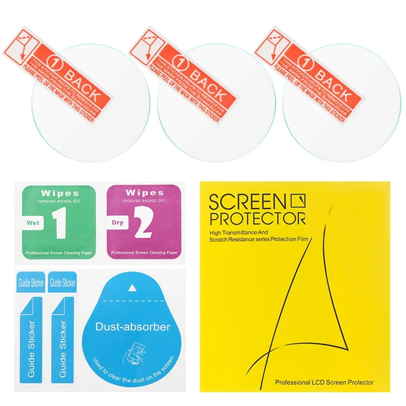 3pcs 9H Tempered Glass For Garmin Forerunner 235 225 735XT Screen Protector Film on Forerunner 735 XT 235 225 Protective Glass