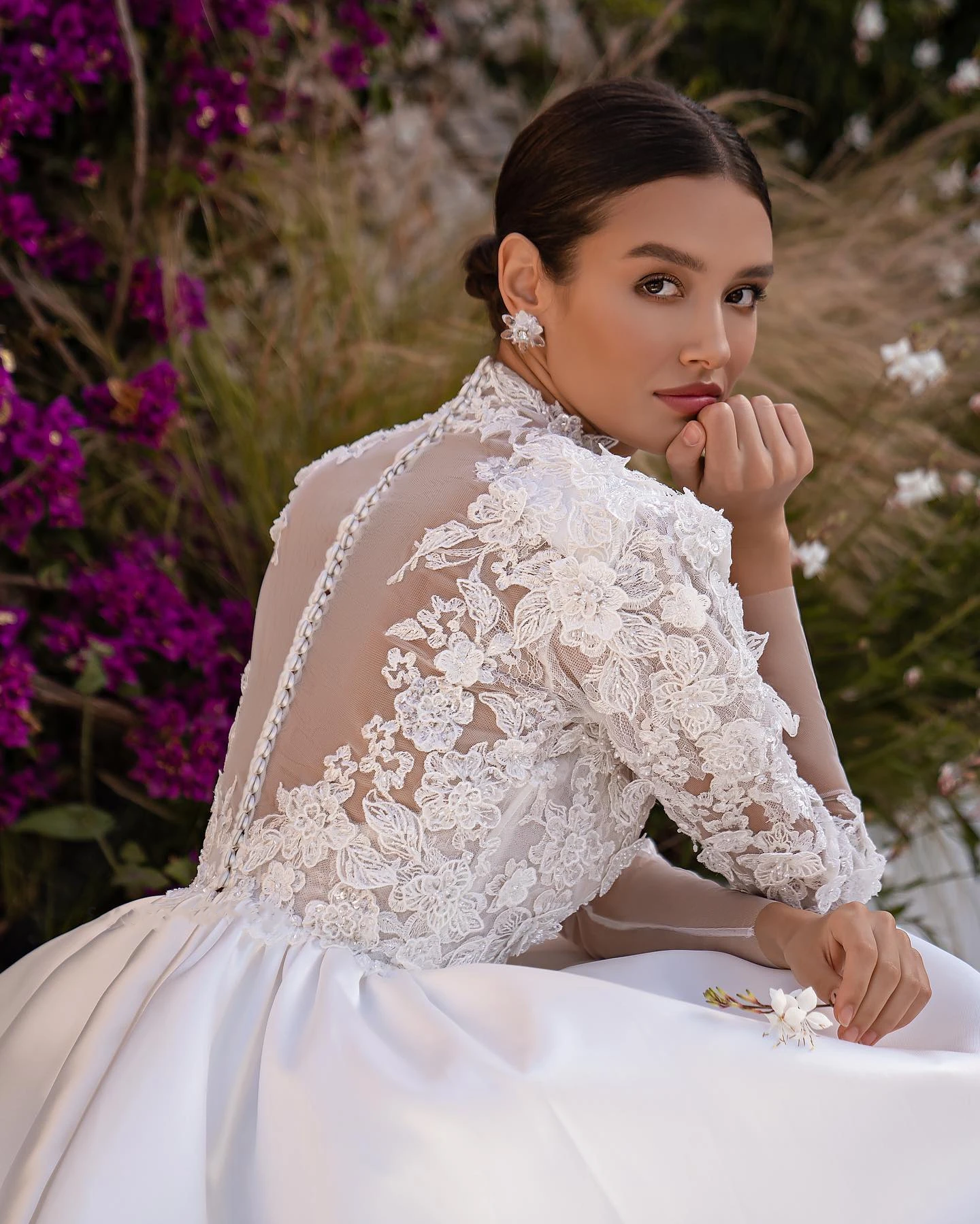 Gorgeous Wedding Dress Lace Appliques Elegant Simple Style Bridal Gowns  Full-Length Sleeves 2025 Vestidos De Novia Customized 3