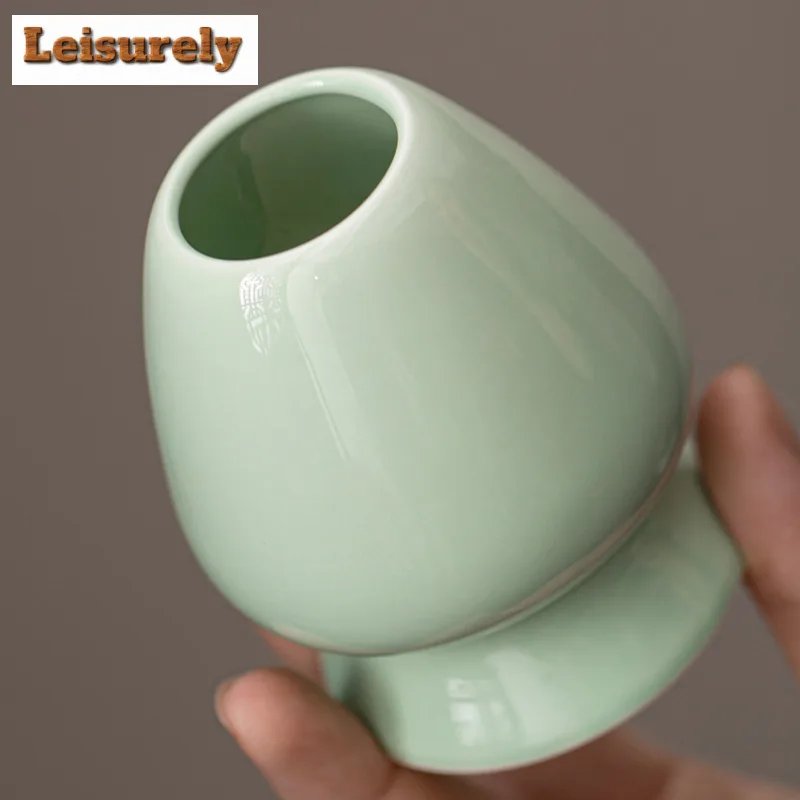 Matcha Tools Large Ceramic Tea Whisk Stand Japanese Holder Tray Imitation Song Dynasty  Tea Services Ornaments Craft Supplies