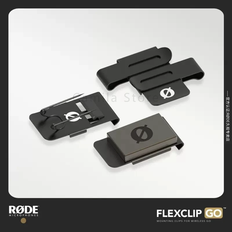 Rode Clipe Fixo ir Clipe Magnético Escondido Roupas Clipe para Rode sem Fio go ii Microfone Fixedclip Acessórios