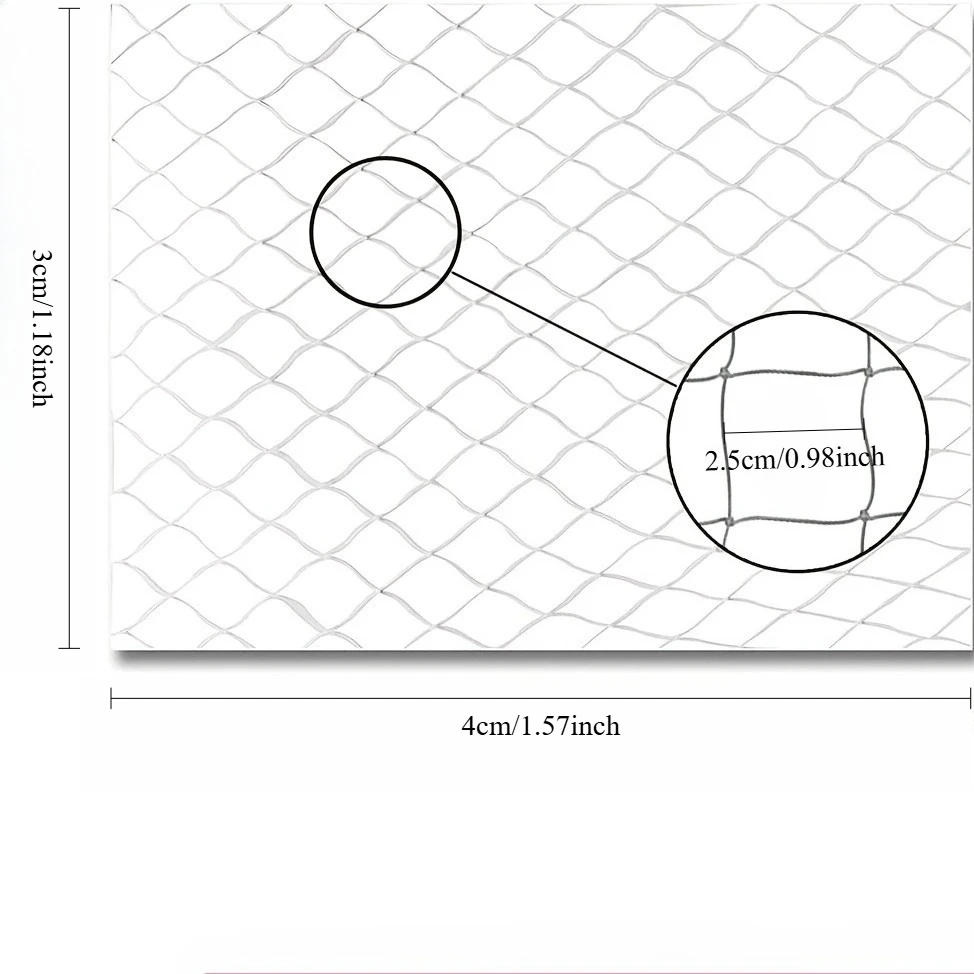 1 Set Transparentes Katzenschutznetz in Verschiedenen Größen mit Zubehör für Balkon und Treppen - Verhindert Haustierstürze und Ausbrüche – Detail 2