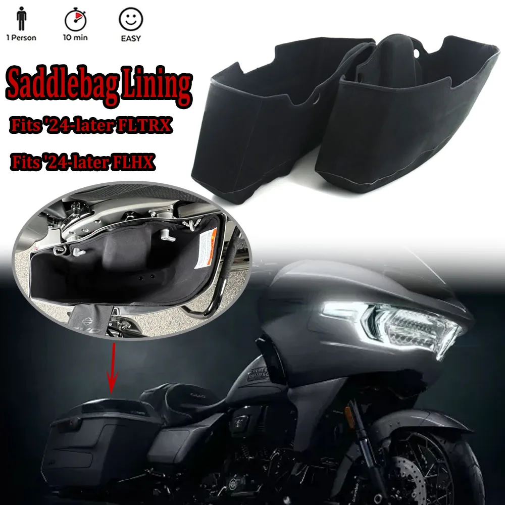 

Для Harley Touring CVO Road Glide FLTRX ST FLTRXSTSE FLTRXSE 2024 2023 мотоцикл Advanced Fit боковой сиденье внутренние мешки