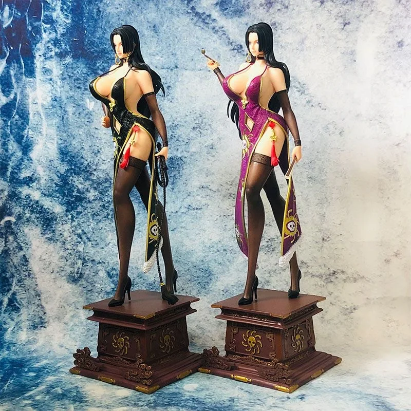 

One Piece Figure Gk National Style Empress Cheongsam Two Colors Boa Hancock Software Otaku Trendy Skin Toy Figure Model Toy